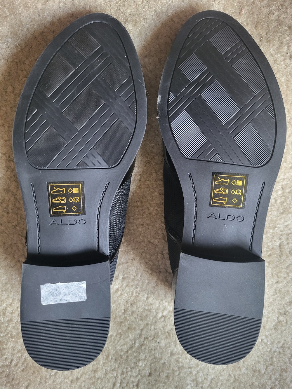 ALDO Kedaema Black Patent And Mesh Ribbon-lace Oxfords - Picture 6 of 7